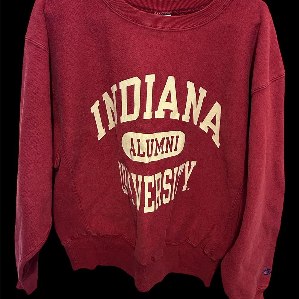 VINTAGE IU Alumni Champion pullover sweatshirt size L